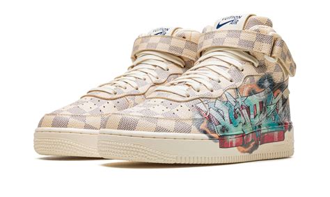 nike louis vuitton retail price|Louis Vuitton Nike Air Force 1 Mid By Virgil Abloh Graffiti .